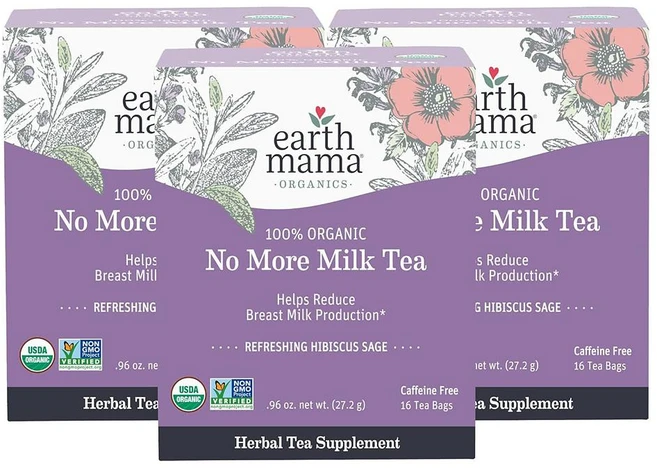 얼쓰 마마 밀트 허브 티 티백 Earth Mama Organic No More Milk Tea Breastmilk Production, 16개입, 3개, 1g - 쿠팡