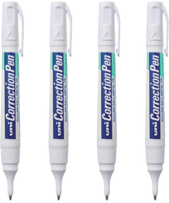 유니볼 수정펜(수정액) CLP-300N, 4개, 8ml