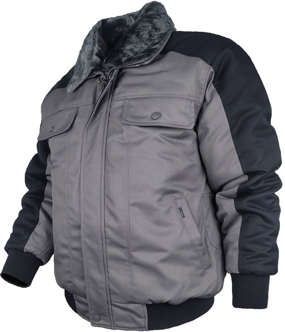 정전기 방지 겨울 작업복 점퍼 ITW-902 털 카라 방한복