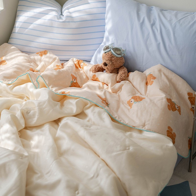 포몽드 슬림 모달 인견 아기 여름 얇은 차렵이불 신생아 블랭킷, 슬림모달차렵이불 아동, 04.다이노빵빵