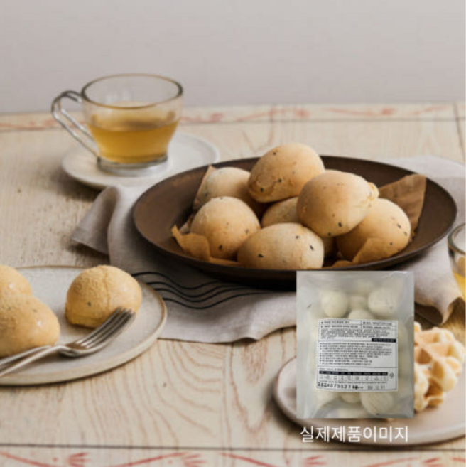 신세계푸드 버터 깨찰빵 냉동생지(가정용소용량)850g, 1개, 850g