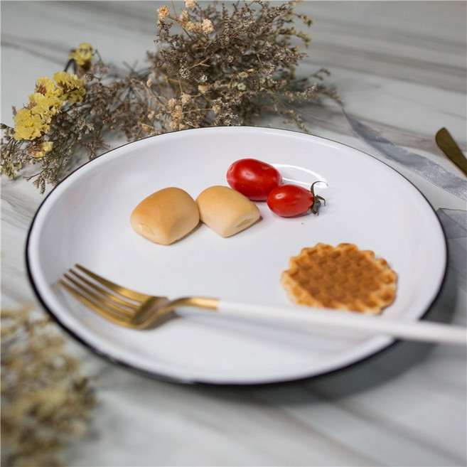 FALCON 파이 세트 법랑 3P 팔콘 접시