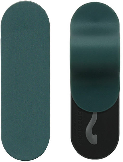 [모모스틱] 플랫스틱 매트 휴대폰 핑거 그립 스마트링, Dark Green(F-MC-04) 접착테입, 1개