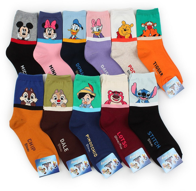 국내제작 라이센스 디즈니 샌드 캐릭터 양말 VA1-11