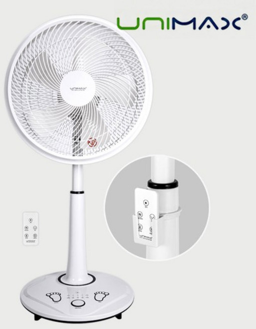 [유니맥스] 발터치 리모컨식 팬큘레이터 UMF-21408RW, 상세 설명 참조