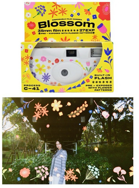 Retocolor Blossom Pixelate 即可拍 底片相機, 1個, Blossom 花花 27張