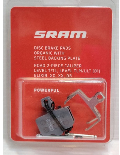SRAM AXS 12速碟煞來令片00.5315.035.031灰色背板 樹脂來令片 RED FORCE RIVAL適用, 2輪