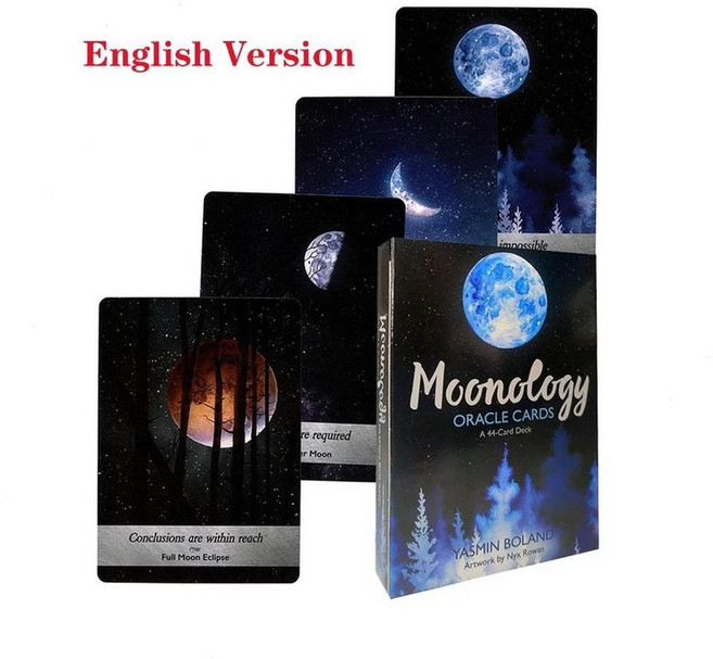 초보자용 타로 일루미나티 키트 카드 점술 가이드북 운명 게임 오라클 데크, 3. moono, 1개