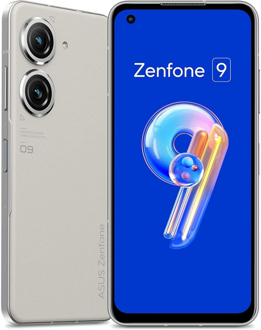 ASUS Zenfone 9 ZF9-WH8S128A IP68) 5G FeliCa [정비완료품] 스마트폰 문라이트 화이트