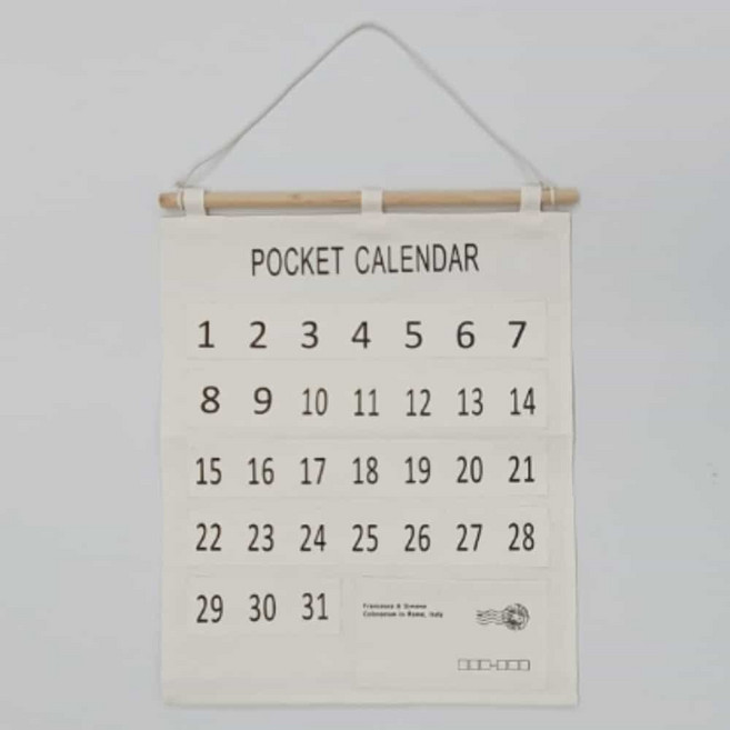 벽걸이 용돈달력 포켓달력