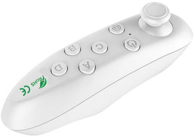 모핏 VR 블루투스 리모콘 스마트폰 컨트롤러 게임 조이스틱 리모컨, MOFIT VR 리모컨, 화이트, 1개