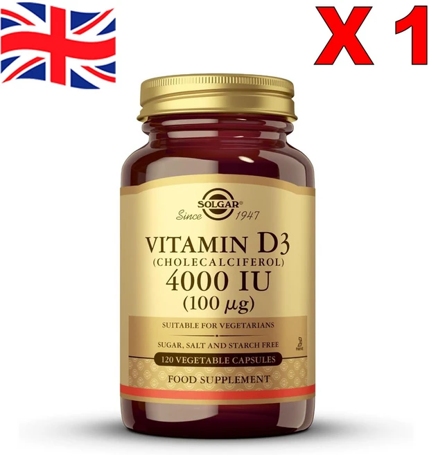 1개 솔가 비타민 D3 4000 IU 120정 Solgar Vitamin - 쿠팡