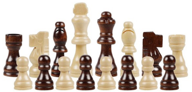 나무 체스 게임 말 세트 표준 토너먼트 스타운턴 32개 2.2인치 킹 피규어 보드