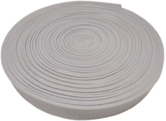 긍정미공방 허리고무밴드 20mm 12마, 1개, 화이트