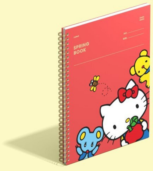 [모트모트X산리오] 스프링북 룰드 - 헬로키티