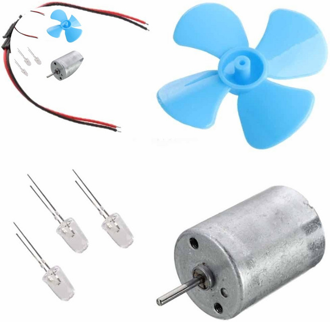 풍력 발전기 교육용 만들기 소형 diy 발전기 키트 모터 다이오드 과학실험 프로펠러 어린이 실험용 케이블, 발전기세트 BL00050