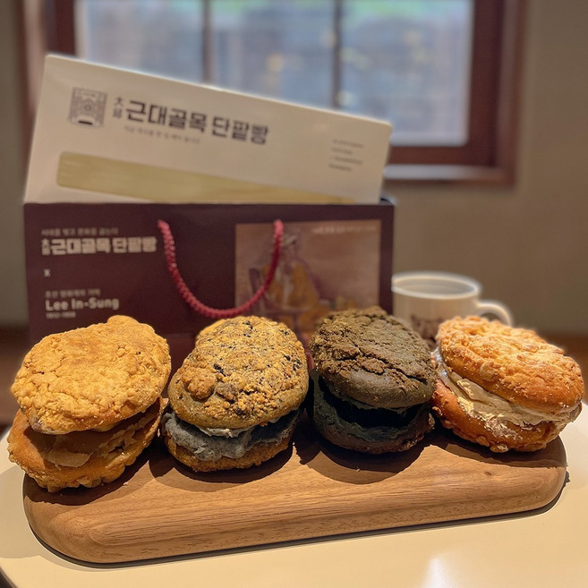 NEW 4가지 맘모스빵 [대구근대골목단팥빵 공식몰], 266g, 1개, NEW 크라운 땅콩 산도 맘모스