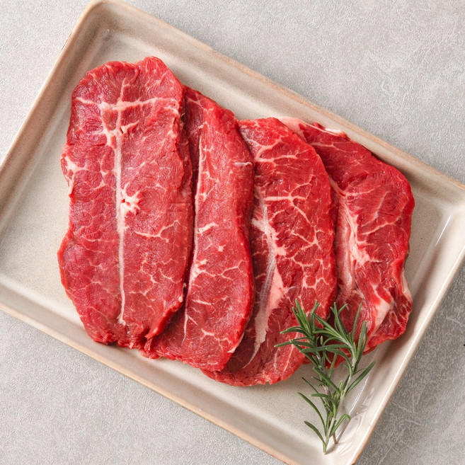케이미트 미국산 초이스 냉장 소고기 부채살 600g 구이용 (300g x 2팩), 2개, 300g
