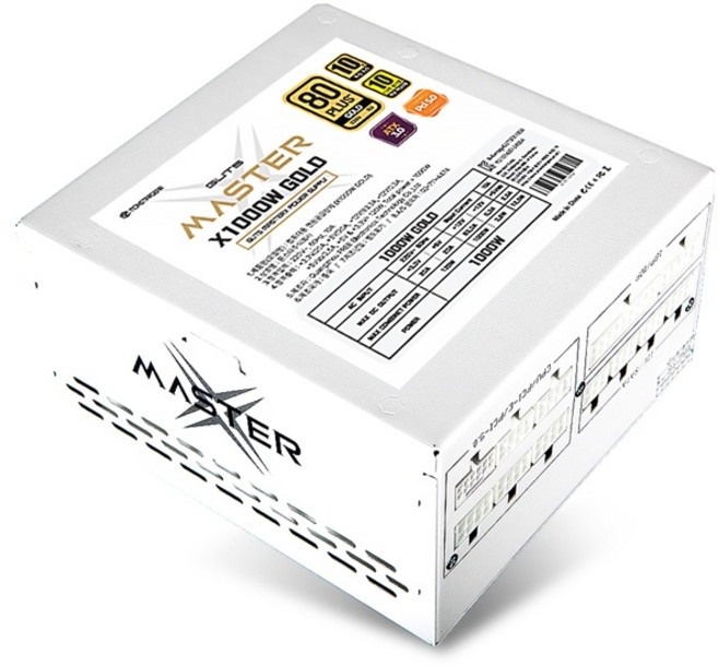 [몬스타기어] 몬스타 가츠 MASTERX X1000W 80PLUS골드 (ATX/1000W) [화이트], X1000