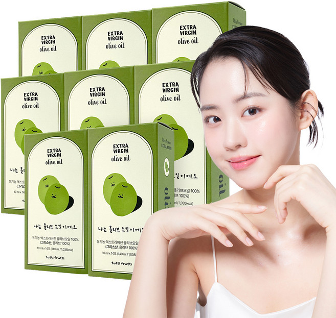 뚜띠프루티 엑스트라버진 올리브오일 스틱 14p, 8박스, 140ml