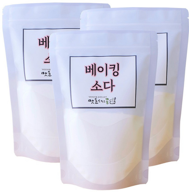 식용 베이킹소다, 1kg, 3개