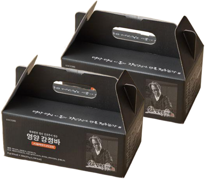 김규흔 한과 영양강정바 25개입 + 25개입 (총50개), 2세트