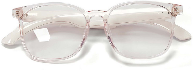 MMQ AI 스마트 번역 안경, 파우더 핑크, F19