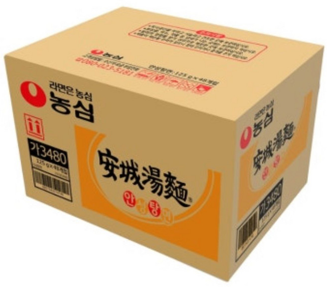 농심 안성탕면 125g 5입 8개, 40개