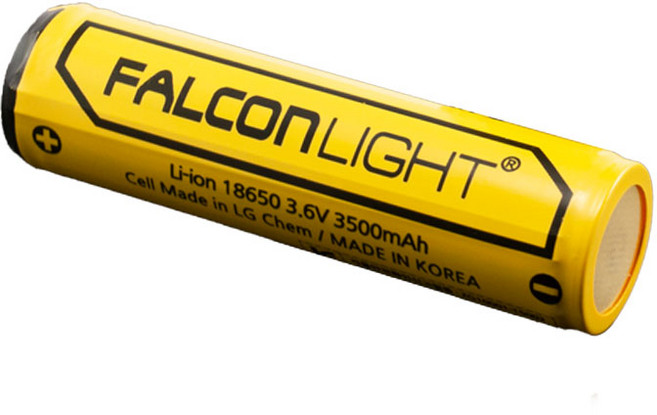 팔콘라이트 FL-3500 18650배터리 삼성셀 국내생산 3500mAh 보호회로 내장형, 1개