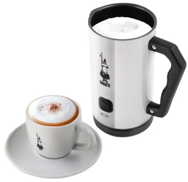 비알레띠 MKF02 전동 우유거품기 우유스팀기 500W 300ml 화이트