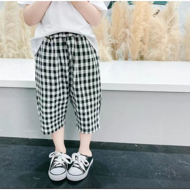 남아 여아 아동용 봄 여름 7부 8부 9부 10부 바지 배기팬츠
