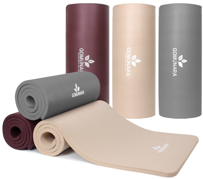 고무나라 NBR 요가매트 20MM 두꺼운 운동 필라테스 층간소음, NBR/20mm/크림베이지/