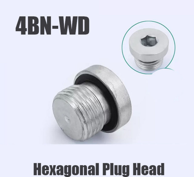 보일러분배기 ED 실링 링 플매트 카펫 러그 외부 내부 육각 오일 BSP 스레드 18 14 38 12 볼트 수도관 피팅 캡, [06] 12, [03] 보일러분배기 4BN, 1개