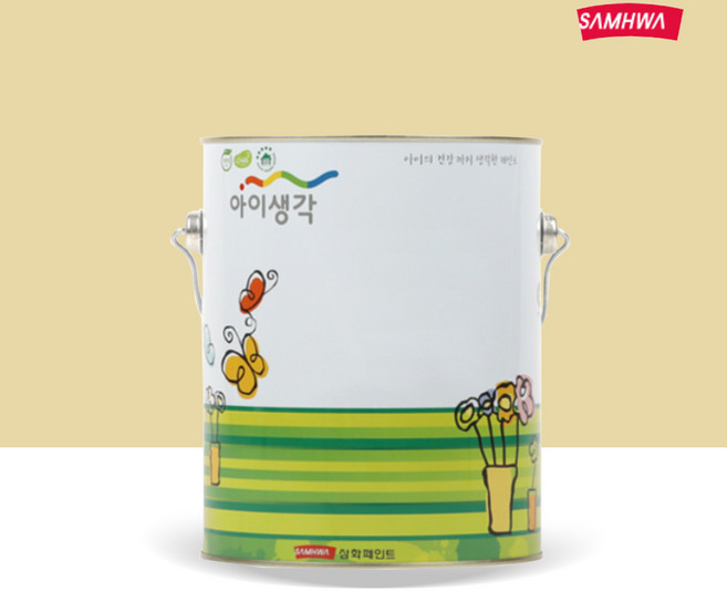 아이생각 수성 무광 페인트 4L, 아이보리 캐슬(SH S 1020-Y), 1개