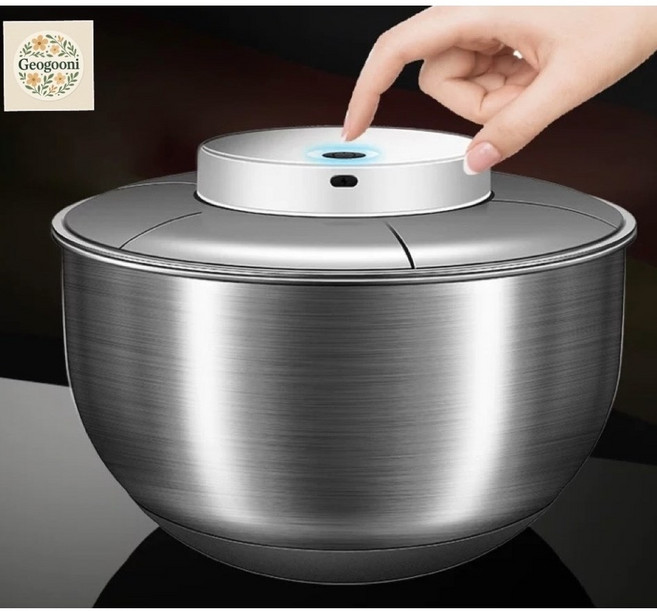 독일 스텐 무선 채소 물기제거 탈수기 자동 음식, PP 수동 탈수기 6L, 1개