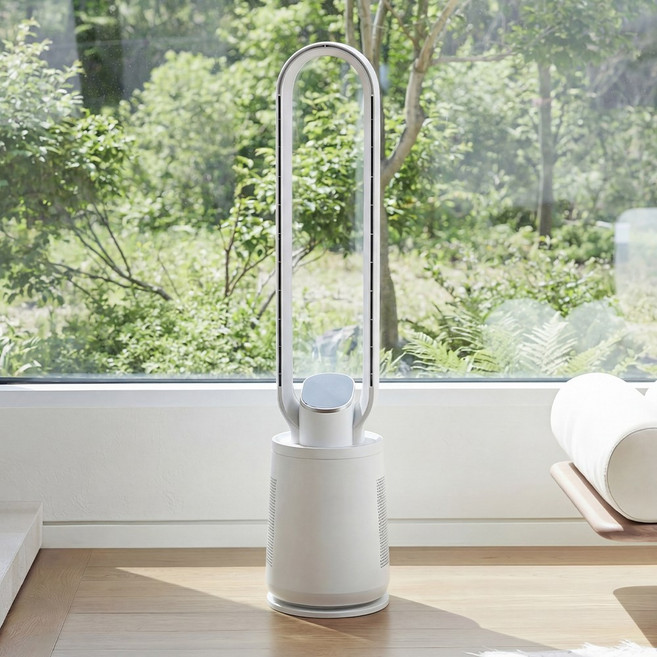 착한랩 퓨리에어 BLDC 날개없는 선풍기 가정용 무풍 타워형 저소음 팬 무소음, CKLF-200R