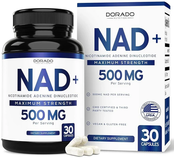 DORADO NUTRITION 온 NAD SUP 업plement (30 CAP 모자sules) - PREMIUM 프리미엄 NicotinaMID 미드e (500mg OF 오브 9, 1개 - 쿠팡
