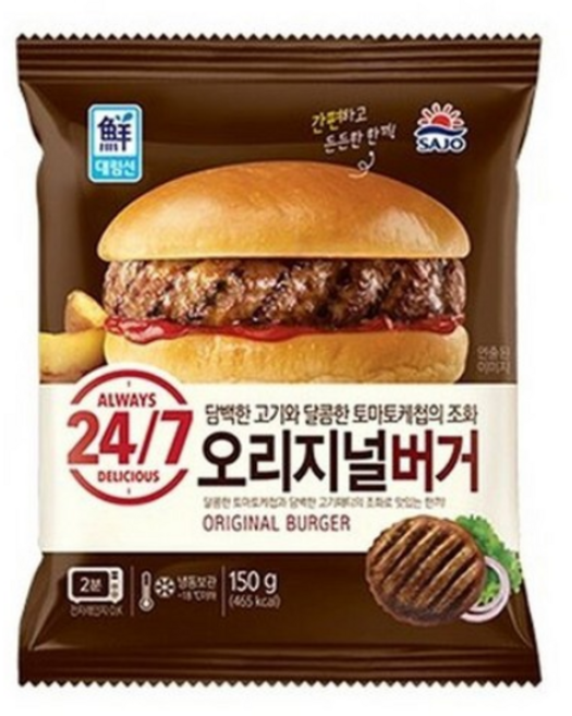 [대림냉동] 오리지널버거 150g 6개