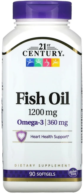 21st Century 피쉬 오일 1200mg 소프트젤 90정, 21stCentury피쉬오일1200mg소프트젤90정 - 쿠팡