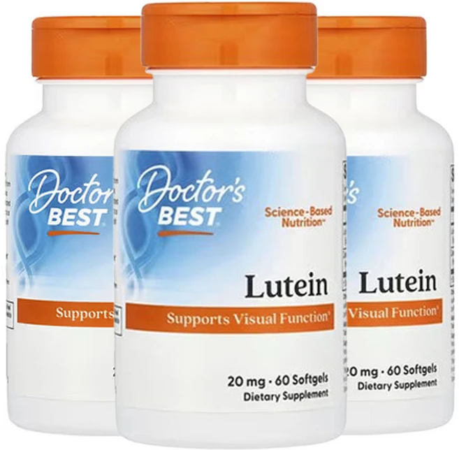 닥터스베스트 플로라글로 루테인 함유 루테인 20mg 소프트젤 60정, 3개 - 쿠팡