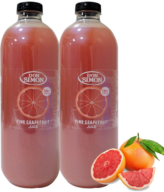 돈시몬 자몽주스, 1L, 2개