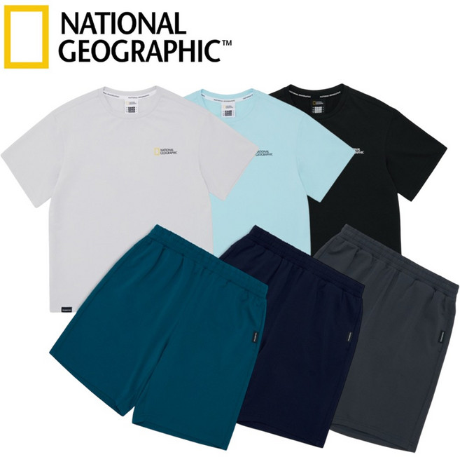 [매장발송]내셔널지오그래픽 키즈 반팔 상하복세트 냉감 바지 상하의