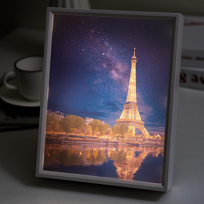 리드디 LED 무드등 수면등 취침등 인테리어조명 인테리어액자 수유등 집들이선물 여자친구선물, 에펠탑