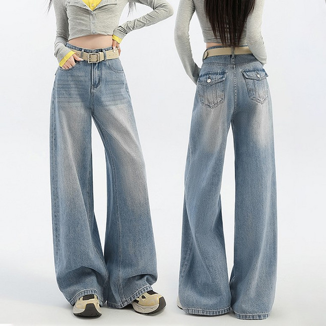 핏보장 여성 와이드청바지 통바지 키큰녀 키작녀 토보샵