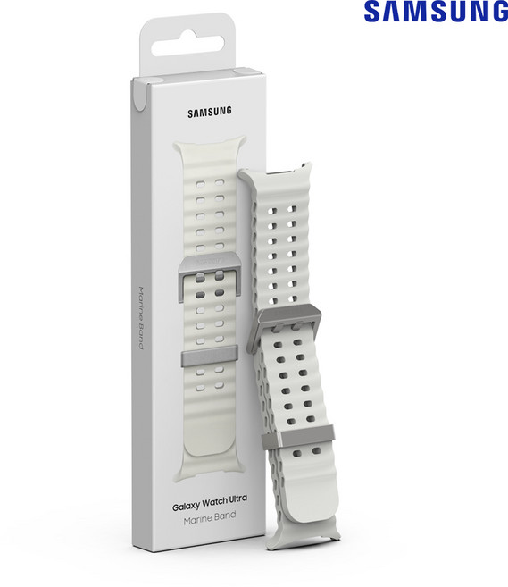 삼성전자 갤럭시워치 마린 스트랩 밴드, (삼성정품) 워치 울트라 마린 스트랩 밴드 화이트, 1개
