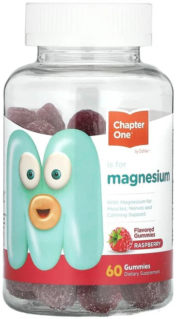 Chapter One 마그네슘 구미젤리 라즈베리 구미젤리 60개(구미젤리 1개당 50mg) One (챕터 원), 60개, 1개, 60정 - 쿠팡