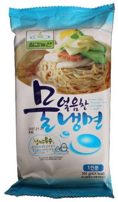 칠갑농산 얼음찬물냉면350g 10개 냉면육수포함, 350g
