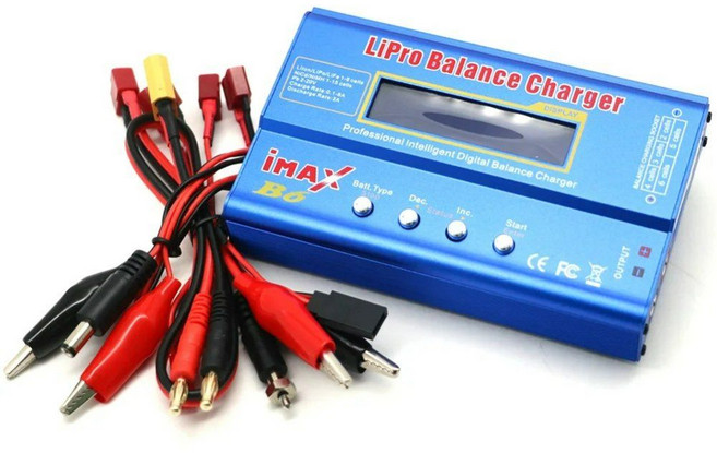 IMAX B6 80W Lipo 충전기 TTamiyaXT60 NiMh 이온 NiCd 배터리 밸런스 방전기 Rc 12V 5A 어댑터 플러그, B6 XT60 T plug, 1개