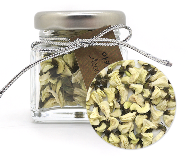 다화랑 아카시아 꽃차 미니병 2g, 1개, 1개입