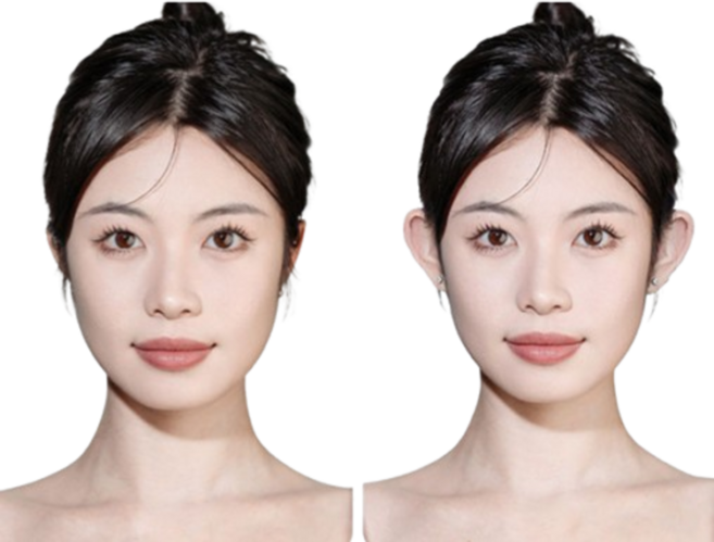 얼굴 작아보이는 엘프귀 스티커 1박스(18P) 동안 귀 리프팅 밴드 테이프 누운귀 펴기, 투명, 18개